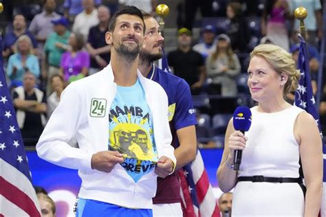 Djokovic Celebrates No With A Tribute To Kobe Bryant Who Wore That