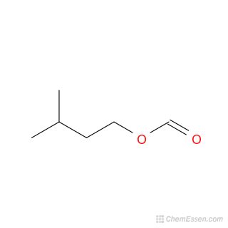 Isopentyl formate Structure - C6H12O2 - Over 100 million chemical ...