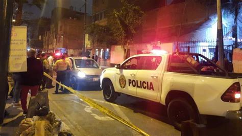 Taxista Es Baleado Por Resistirse Al Robo De Su Vehículo En El Cercado De Lima El Men