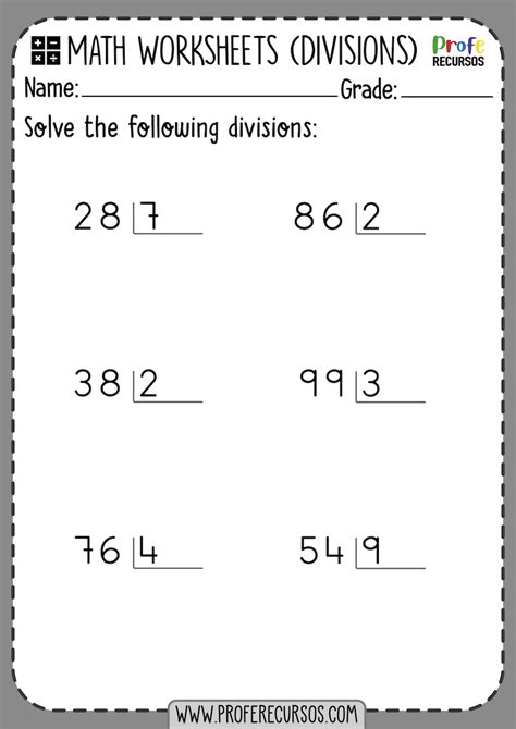 Division Worksheets 3 Digit