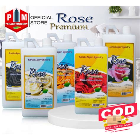 Jual Rose Premium Parfum Laundry 1 Liter Pelicin Dan Pewangi Pakaian