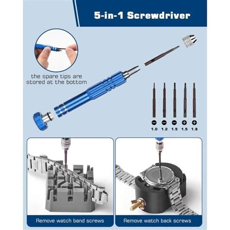 Kit Demontage Changement Pile Montre Kit Reparation Ouvre Boitier