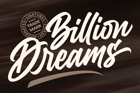 Billion Dreams Font Dafont