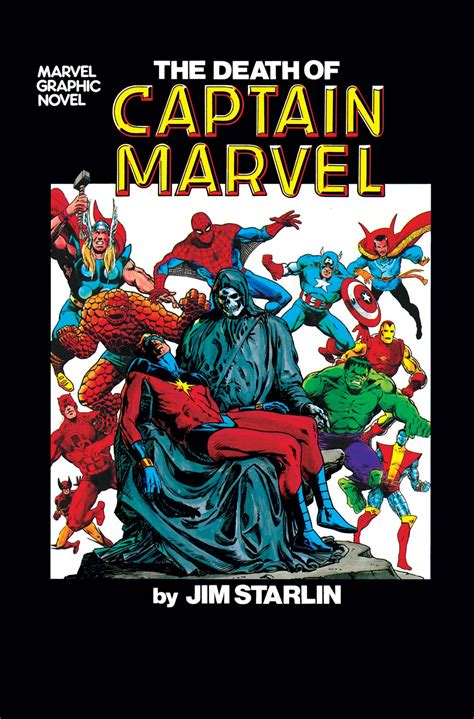 Marvel Graphic Novel 1 The Death Of Captain Marvel 1982 Comics