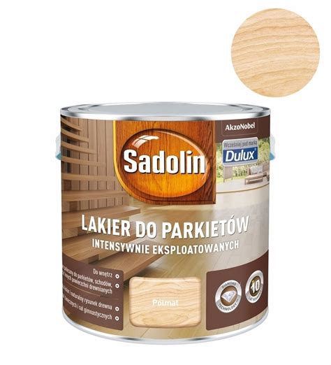 Sadolin Lakier do parkietów intensywnie eksploatowanych półmatowy 2 5 l