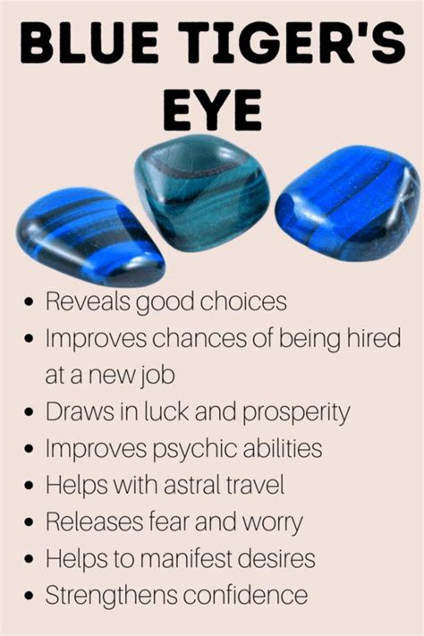 Hawk S Eye Or Blue Tiger S Eye Crystal Correspondences Eclectic