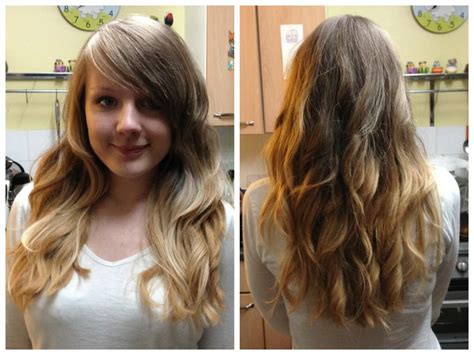 Blonde With Red Dip Dye