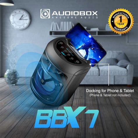 Audiobox Bbx 7 Btmi Bluetooth Portable Speaker With Usb Playback Fm Radio 6 Hour Playtime