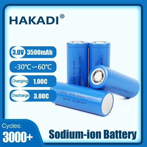 HAKADI Bater As Recargables De Iones De Sodio Pilas De 3V Y 26700 Mah