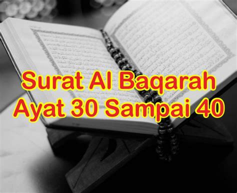 Detail Surat Al Baqarah Ayat 30 35 Koleksi Nomer 19