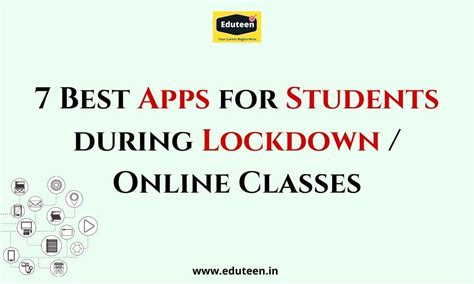 7 Best Apps For Students During Lockdownonline Classes Eduteen