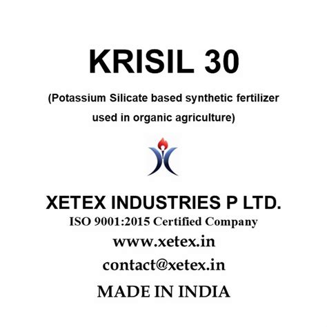 Plant Nutrient Potassium Silicate At Rs 70 Litre K2SiO4 In Mumbai