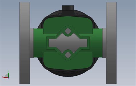 法兰式气动隔膜阀dn40 Dkboacnc112esolidworks 模型图纸下载 懒石网