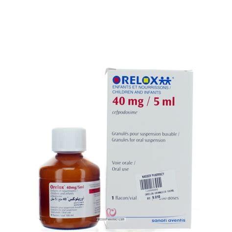 Orelox 40mg Syrup Rosheta Kuwait