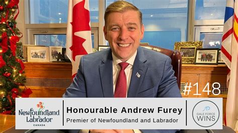 Honourable Andrew Furey Premier Of Newfoundland And Labrador