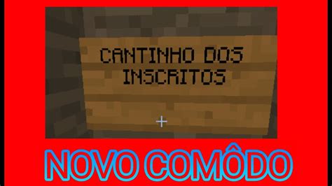 Novo Comôdo Da Casaminecraft Survival Youtube