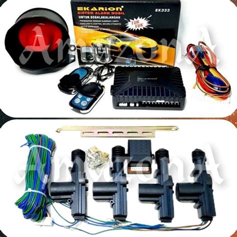 Jual Kode U Q Paket Alarm Mobil Ek Dan Central Lock Pintu