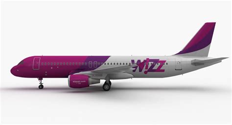 에어 버스 A320 Wizz Air 3D 모델 159 3ds fbx obj gltf upk