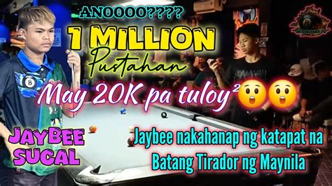 JAYBEE SUCAL NAKAHANAP NG KATAPAT SA MAYNILA 1 MILLION PUSTA 20K