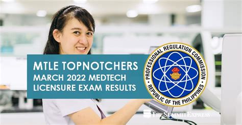 Result March 2022 Medtech Board Exam Top 10 Passers