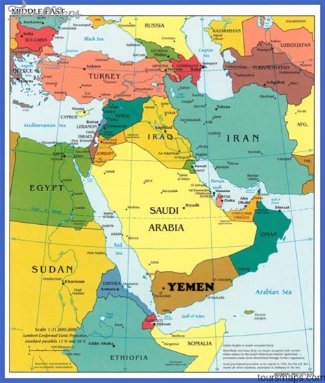 Yemen Map - ToursMaps.com