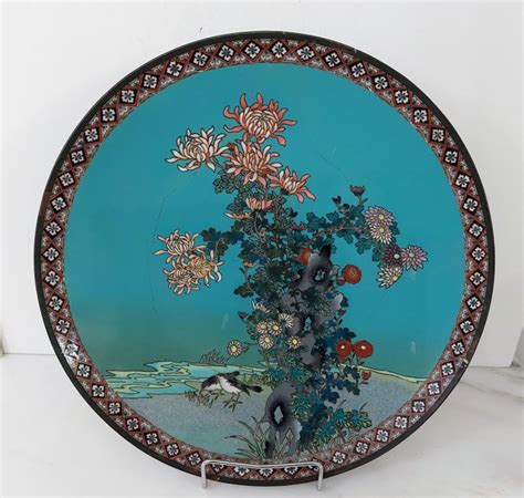 Sous assiette 1 Bronze Émail cloisonné Fleurs Catawiki