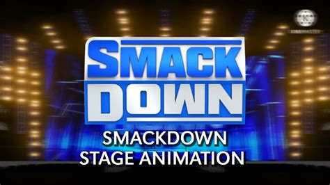 WWE SMACKDOWN OPENING PYRO STAGE ANIMATION 2022 YouTube