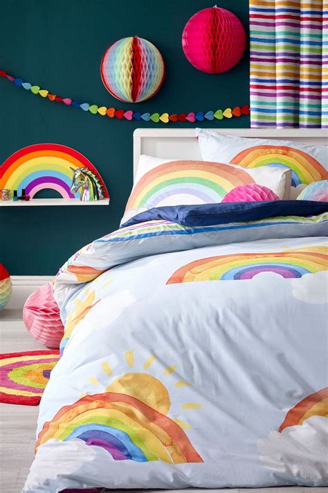 Girls Rainbow Bedroom Ideas Design Corral