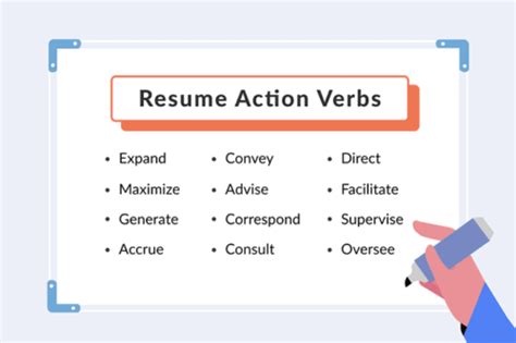 200 Resume Action Verbs And Power Words For 2024