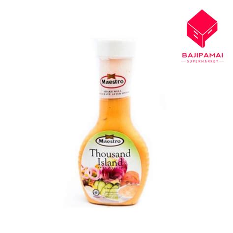 Jual Maestro Thousand Island Salad Dressing Ml Shopee Indonesia