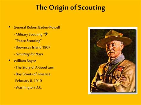 PPT - HISTORY OF BOY SCOUTS PowerPoint Presentation - ID:2366705