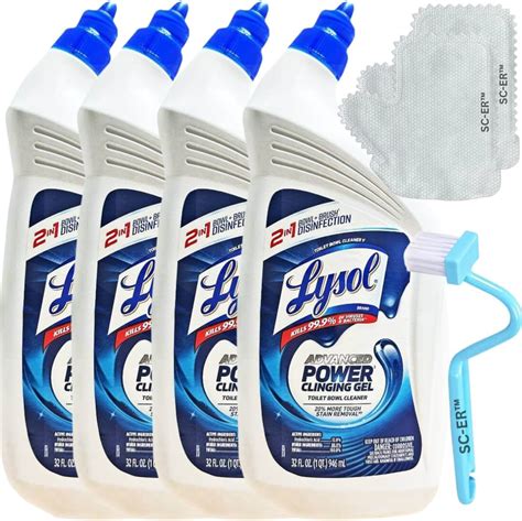 Lysol Power Toilet Bowl Cleaner Value Pack 2 Count Pack Of 2 2 Health And Household