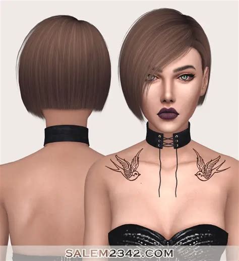 Salem2342 Nightcrawler S Danger Hair Retextured Sims 4 Hairs