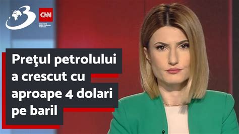 Preţul petrolului a crescut cu aproape 4 dolari pe baril după anunțul