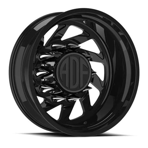 Adf Dually Contractor Wheels Rims 24x8 25 10x225 Gloss Black 167mm