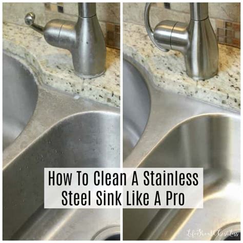 How To Clean A Stainless Steel Sink Like A Pro Video Life Should Cost Less