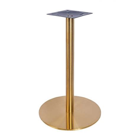 Zeus Brass Poseur Table Base Hill Cross Furniture