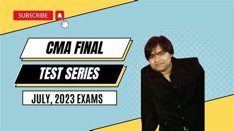 Cma Final Test Series For July 2023 Exams Cma Final Best Test