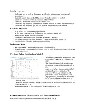 Industrial Organizational Psychology Job Analysis Importance Of Job