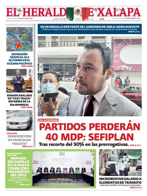 El Heraldo De Xalapa 5 De Septiembre De 2022 By Poza Acme Issuu