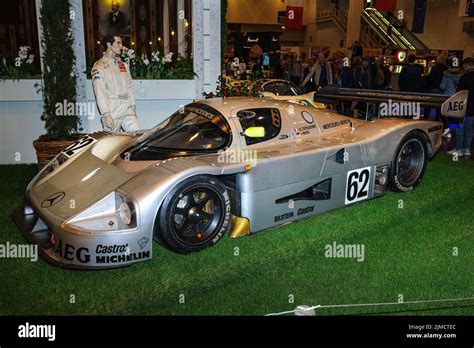 Historic classic racing car Sauber-Mercedes C 9 V8 of racing driver ...