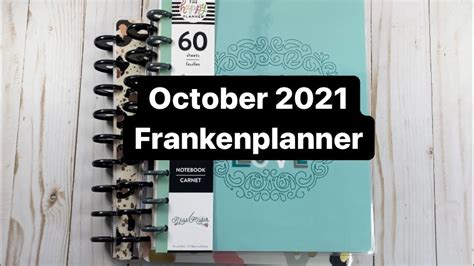 October 2021 Frankenplanner The New Happy Planner Miss Maker Happy