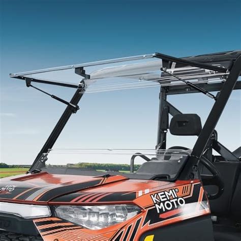 Amazon KEMIMOTO 2 IN 1 Flip Windshield Compatible With Ranger 1000