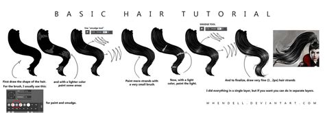 basic hair tutorial  whendell  deviantart