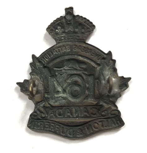 Canada 164th Bn Milton Ontario WW1 CEF Cap Badge