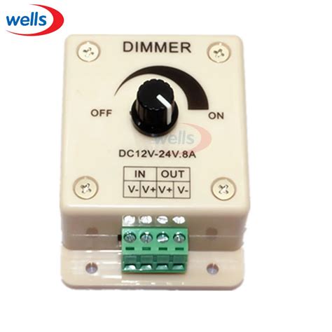 Led Dimmer Controller A W Led Rotating Dimmer Bright Brightness