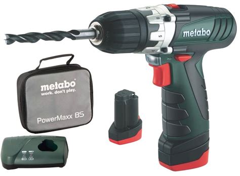 Аккумуляторный шуруповерт Metabo PowerMaxx BS 1,5 Ач - Купить ...