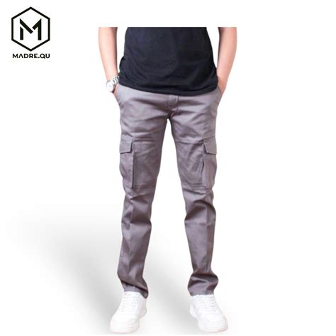 Jual Madre Qu Celana Cargo Panjang Cargo Pants Pria Hight Quality