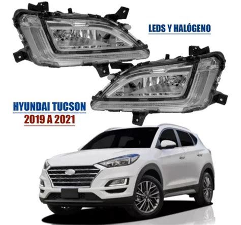 Par Faro Niebla Hyundai Tucson 2019 2020 2021 C Led