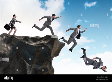 Falling off cliff concept hi-res stock photography and images - Alamy